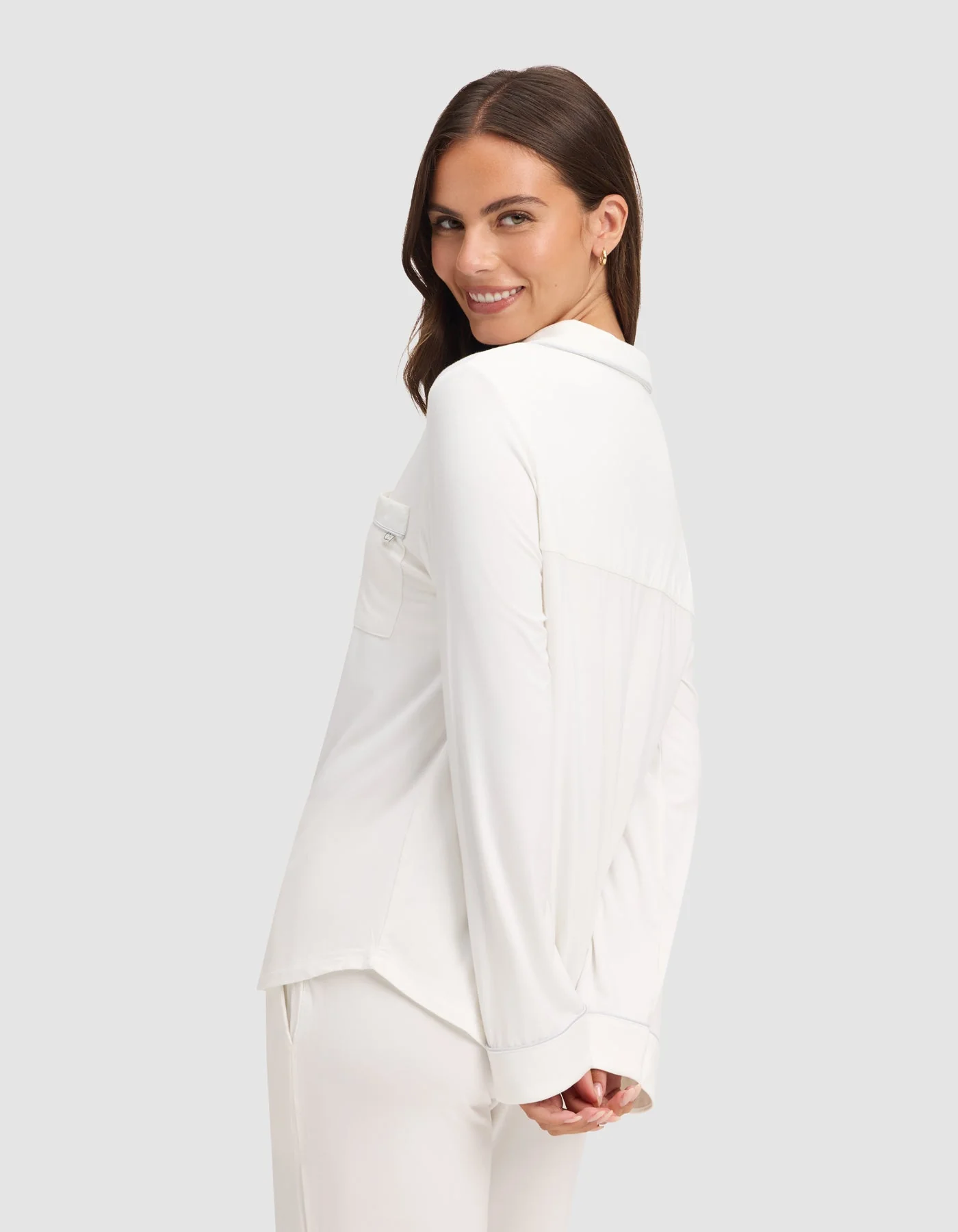 Women's Bamboo Stretch-Knit Long Sleeve Pajama Set TALL - Image 28