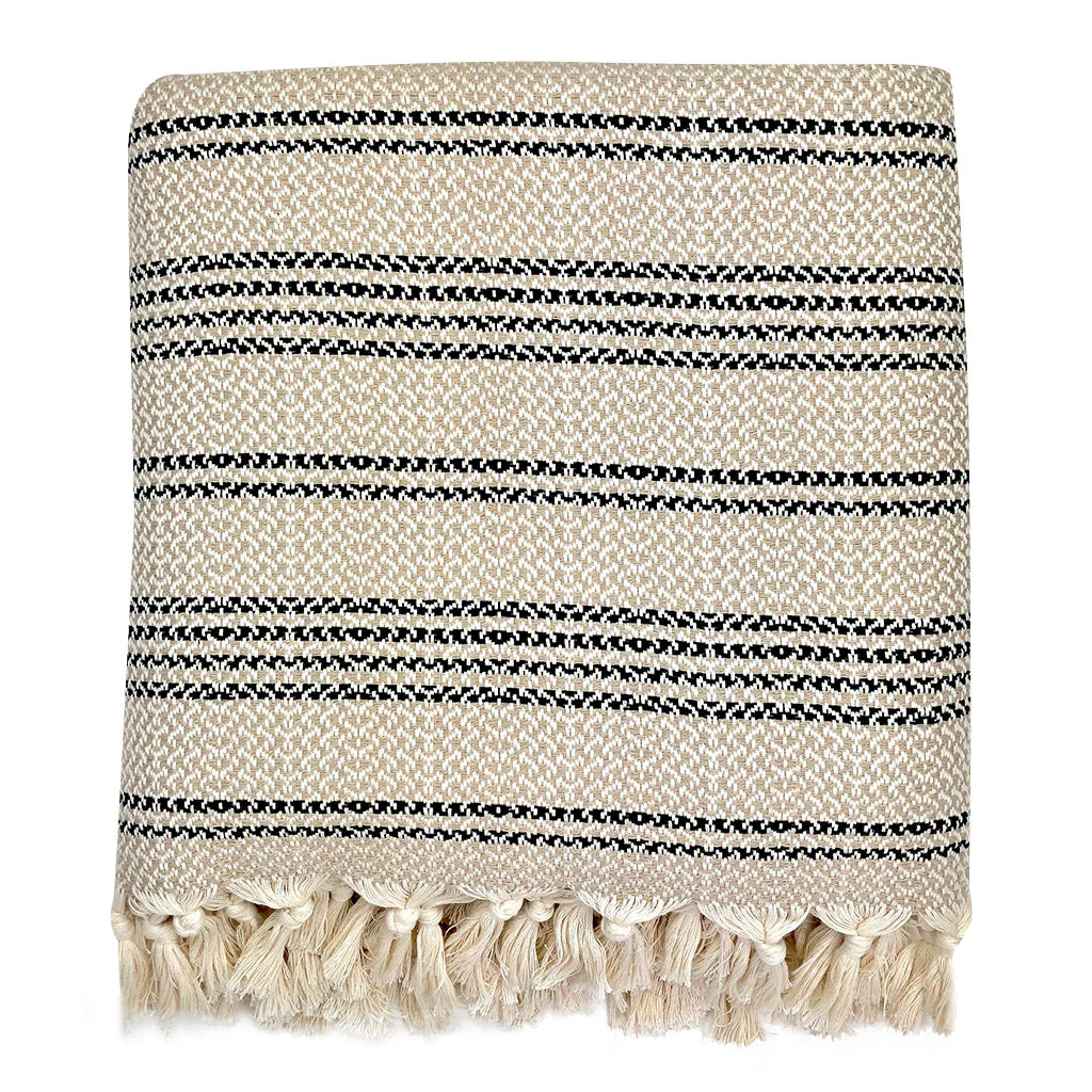 Woven Stripe Turkish Throw by SLATE + SALT - Image 5